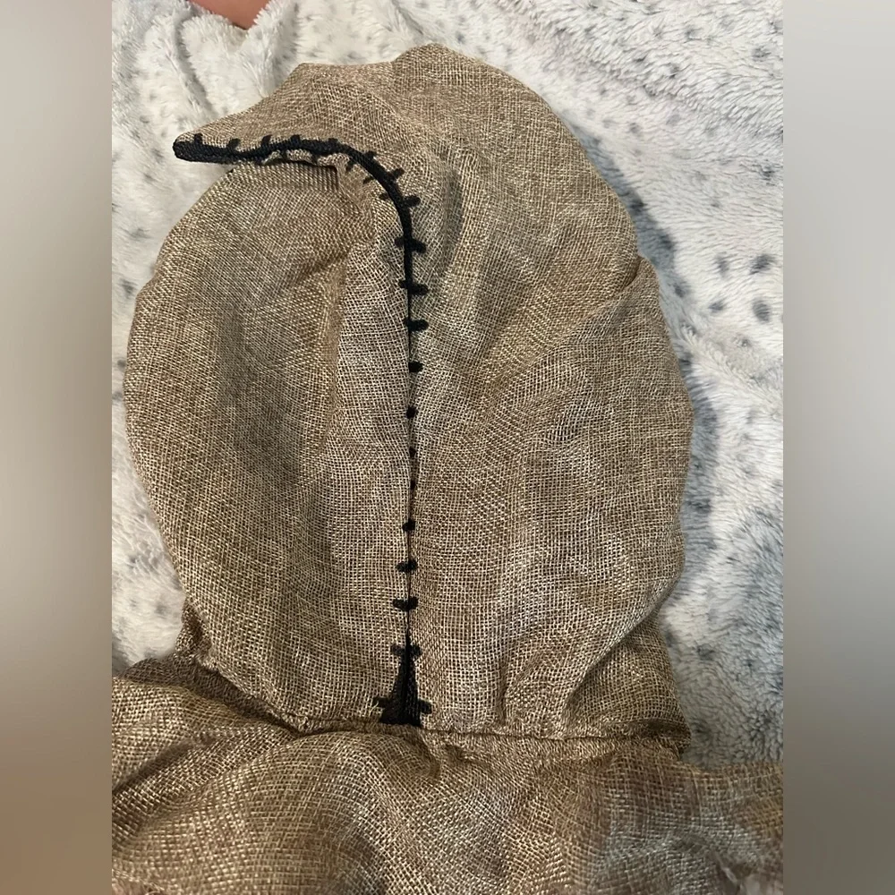 Disney The Nightmare Before Christmas Brown Costume with Green Lining - Picture 5 of 6